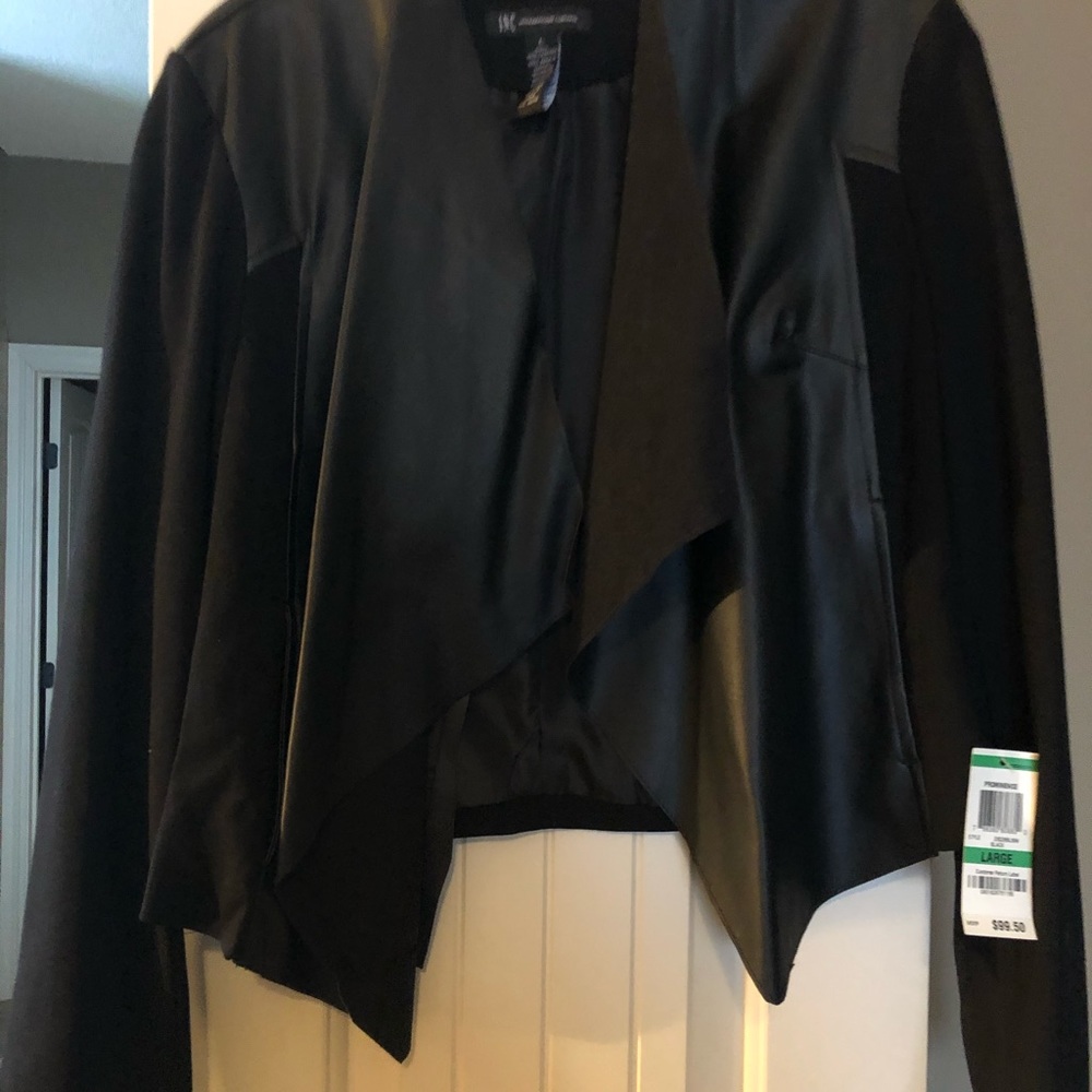 INC leather jacket